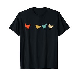 Vintage Chickens Funny Cute Farm Pet Owner Gift Men Women T-Shirt