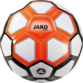 Jako STRIKER Training Ball, Unisex, Striker, weiß/Neonorange/Schwarz, 5