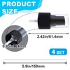 Alpinleux 4 Pcs Spray Bottle Top, Nozzle Sprayer Tops Replacement,