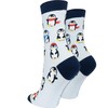 Calcetines de animales cómodos para mujer, Pingüino, 4-10