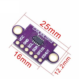 VL53L0XV 2V Time-of-Flight Distance Sensor, Long Distance Measurement Laser Range Finder 940nm ToF Laser Detect Module for DIY