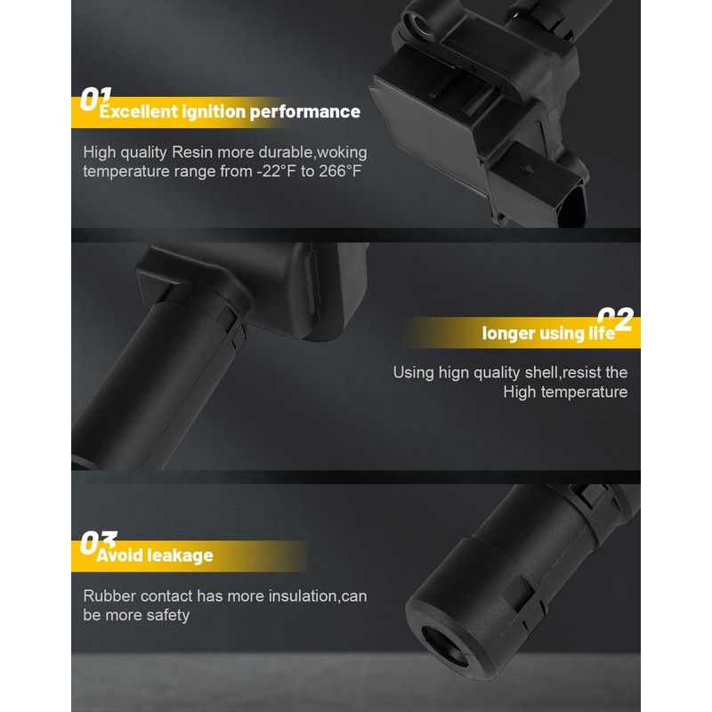 UF658 Ignition Coil Pack for Mercedes-Benz for C250 1.8L/L4 2012-2015