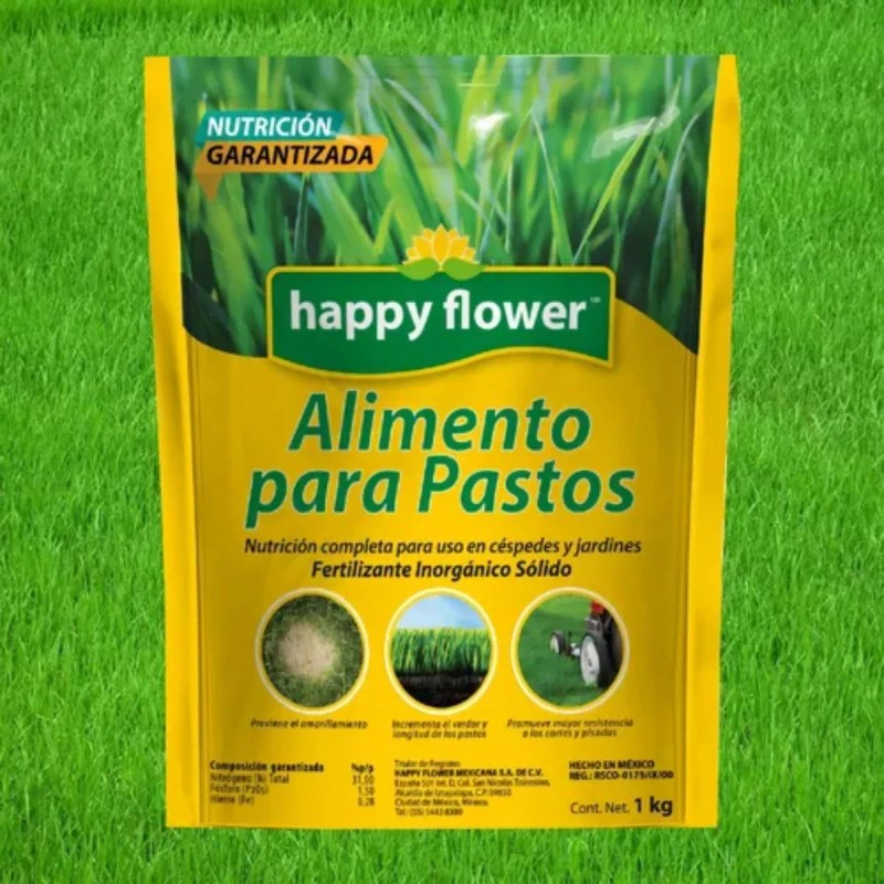 HAPPY FLOWER Alimento Para Pasto Abono Fertilizante Happy Flower 1kg
