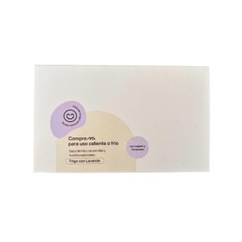 NIMBO Compresas de semillas, hierbas y aceites esenciales para bebé, cojín de semillas relajantes de músculos y cólicos. (Lavanda)