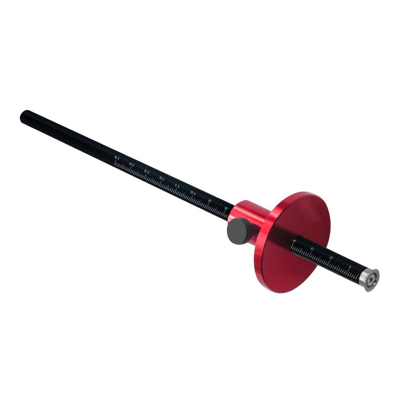 European Style Wheel Marking Gauge Aluminum Alloy Scriber Woodworking Mortise