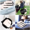 Eono Compression Packing Cubes, Luggage Organiser Set, Extensible Suitcase Organiser,