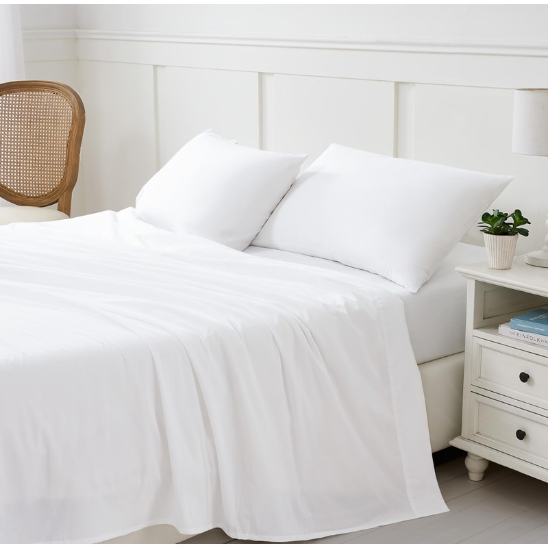 Linen Closet Luxury Cotton Blend 3-Piece Sheet Set, Twin XL,