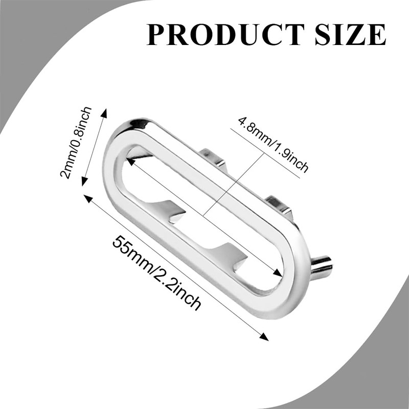 Set of 6 Plastic Sink Overflow Ring Cover for Tap