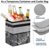 ELONGRIVER Car Trash Can Bin for Back Seat Leak Proof,