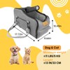 Multipurpose Console Dog Car Seat for Small Dogs & Cats，