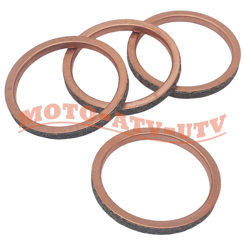 JINFANNIBI Titanium Exhaust Studs Nuts Manifold Gaskets Kit for Yamaha