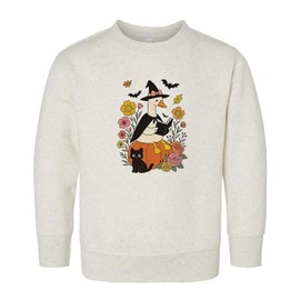 Goose Witch Read Book Kids Sweatshirt Toddler 2T Natural Heather