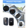 380UT Chamberlain klik5u-bk2 klik3u-bk Garage Door Opener Remote Clicker, 375UT