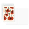 Palumma Greeting Cards Abstract Flowers Sympathy Cards with Envelope (flower)