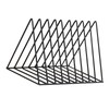 Desktop Organizer Rack Rustproof Simple Triangle Geometric Iron File Holder