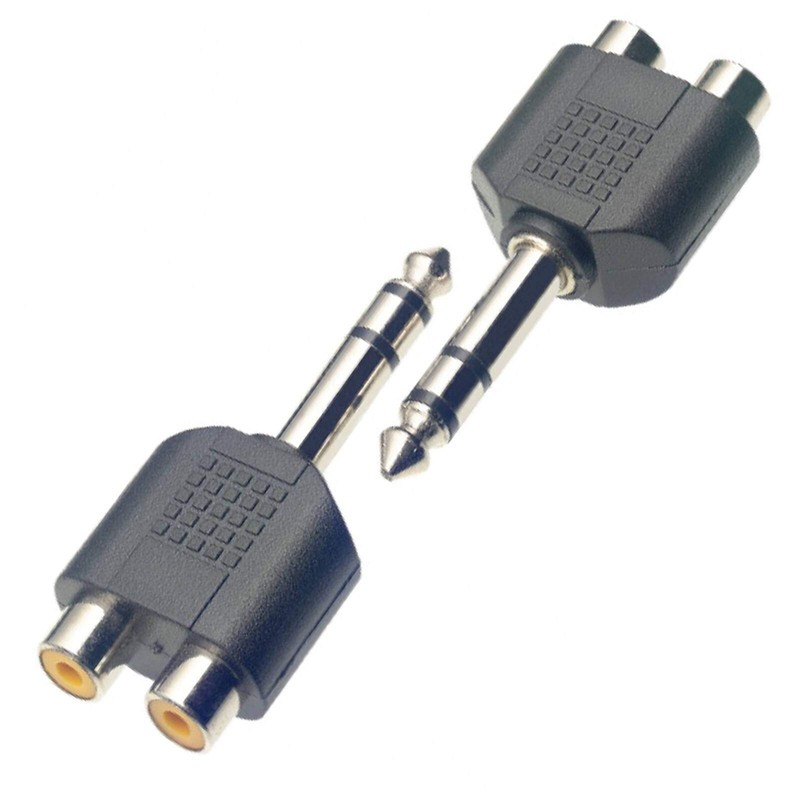 2 Dual F.Rca/M.Stereo Jck Adap