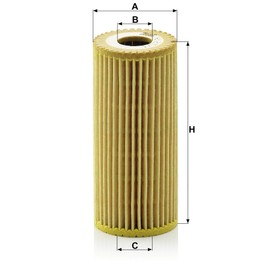 Original MANN-FILTER Oil filter HU 615/3 X – Oil filter set with gasket / gasket set– For Passenger Cars