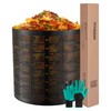 VIVOSUN 220 Gallon Outdoor Compost Bin, Expandable Composter, Easy to