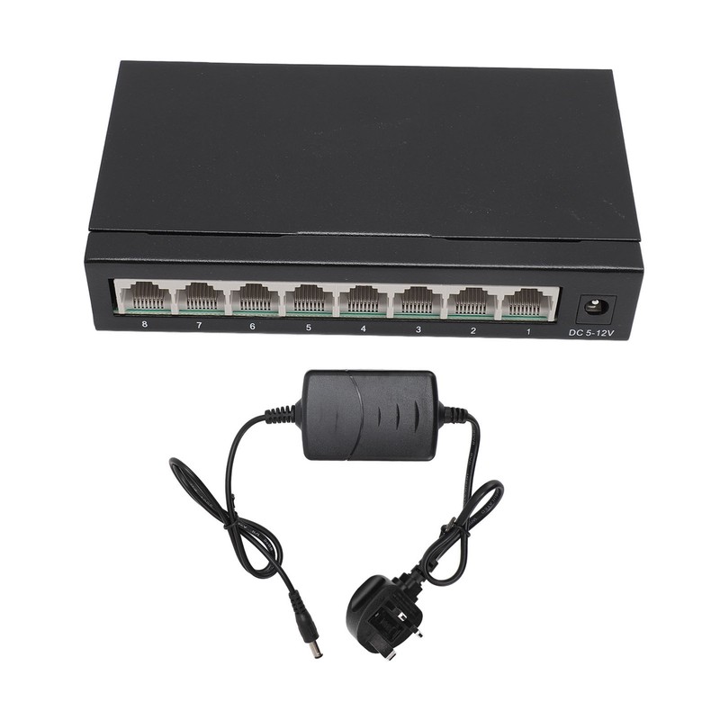 8 Port 10 100Mbps Fast Ethernet Switch Desktop Ethernet Splitter