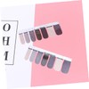 Outanaya 3sheets Glitter Nail Art Stickers Shiny Decals for Manicure