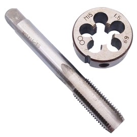 HSS M15 x 1.5mm Tap and M15 x 1.5mm Die Metric Thread Right Hand