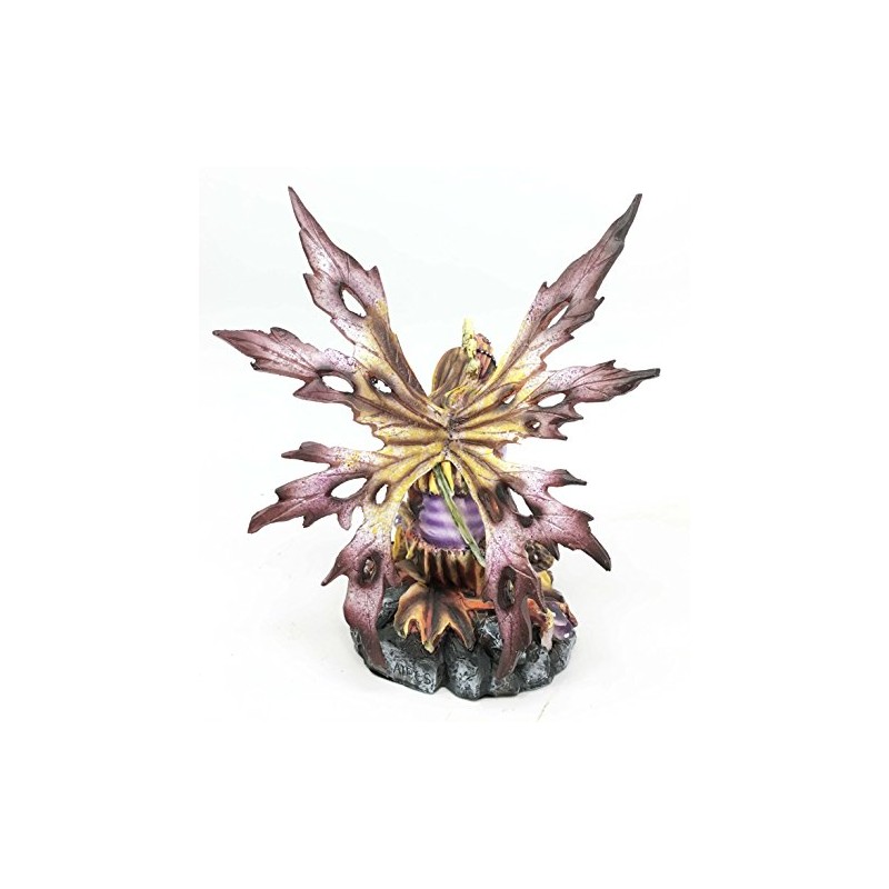 George S. Chen Imports Purple Fairy Sitting Collectible Figurine Decoration