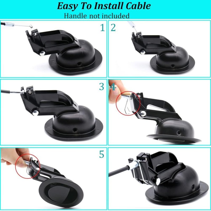 2PCS Universal Recliner Cable Replacement - Sofa Couch Recliner Pull
