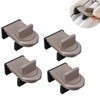 4 Pack Adjustable Sliding Window Security Lock, Adjustable Sliding Door,