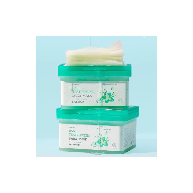 Skinfood [Skinfood]Basil Tea Tree C-Nic Daily Mask (30ea)