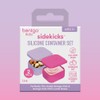 Bentgo Sidekicks - Juego de 2 recipientes de silicona, tazas