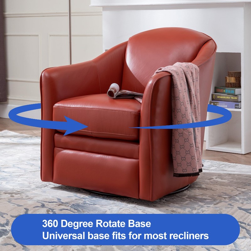 yaaqoo 24" Recliner Ring Swivel Base Heavy Duty Metal Chair