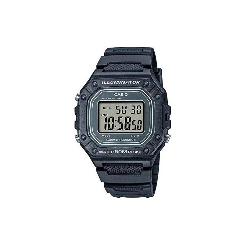 Casio Illuminator Quartz Resin Strap, Gray, 24.4 Casual Watch (Model: