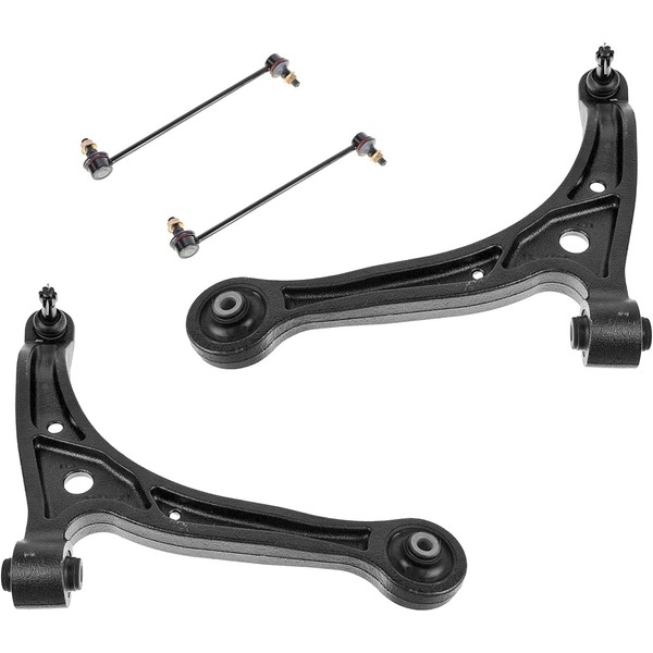 TRQ Front Suspension Kit Control Arm with Ball Joint Sway