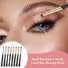 8 Pcs Professional Small Pencil Eyeshadow Brush, Eyeliner Smudge Brush