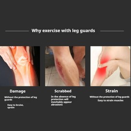 Shin Defender Shin Guards Kids, Soccer Shin Guards for Youth Adult Lightweight Calf Protective Gear for Football Soccer Ski with Honeycomb Pads (Black, S(Age 6-10))