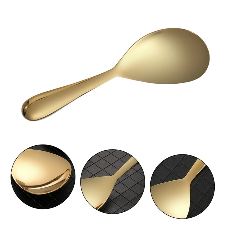 Angoily Rice Spoon Mixing Spoons Appetizer Spoons Turner Spatula Rice