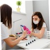 WOONEKY 2sets Nail Art Tool Set Manicure Practice Rack Magnetic