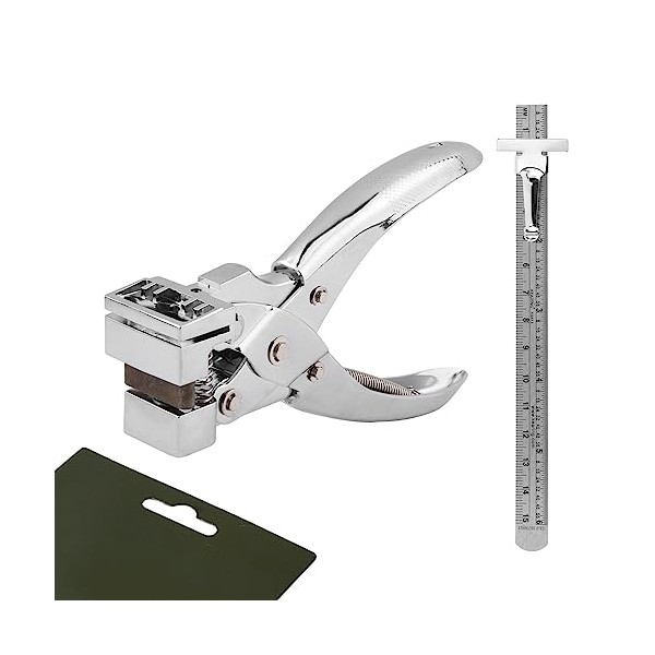 T Slot Shape Hole Punch, Heavy Duty Manual T-Shaped Hole