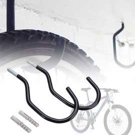 Set of 2 ceiling hooks, bicycle hooks, bicycle holder, wall mount, ceiling mount, storage hooks INION