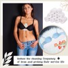 Boyiee 9 Pcs Cotton Bra Liners 3 Layer Reusable Washable