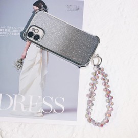 Togous Crystal Phone Wrist Strap, Cell Phone Lanyard Charm Chain, Sparkling Phone Wristlet Bracelet for Women