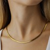 ALRNBY Gold Snake Chain Necklace: Women's Chunky Statement Choker Affection