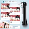 Pulidor de dientes, kit de blanqueamiento dental con 12 accesorios,
