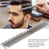 Tairantop Hairdressing Stainless Steel Metal Comb,Mustache Comb,Salon Hairdressing Comb Detangler