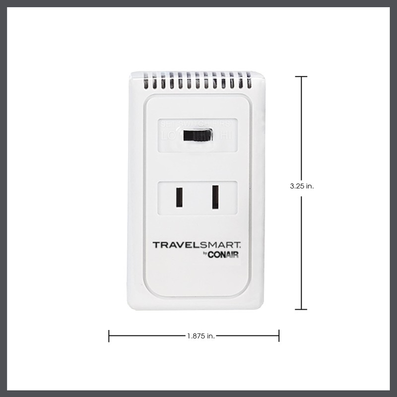 Conair Voltage Converter and Universal Travel Adapter, European Travel Plug