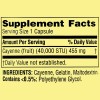 Spring Valley Cayenne Metabolism Support Supplement Capsules 455 mg 100