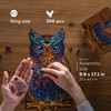 UNIDRAGON Wooden Puzzles for Adults Unique Jigsaw Puzzles - King