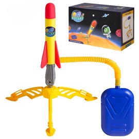 AIUAZA Rocket Launcher for Kids - 2 Lockets - Outdoor Fun Toy Gift for Men and Women - Soft Foam Blaster Set Rises up to 100 Feet - Ages 3+