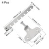 MECCANIXITY Window Restrictor Latch Window Safety Lock Stopper, Limit Stay
