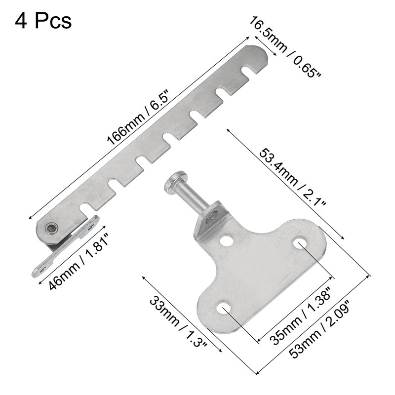 MECCANIXITY Window Restrictor Latch Window Safety Lock Stopper, Limit Stay
